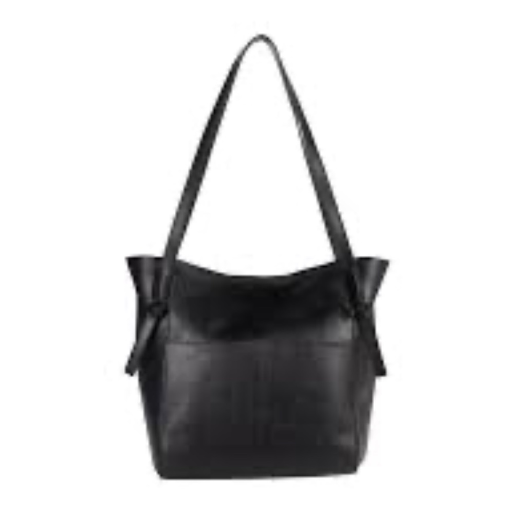 Madewell Leather "Knotted" Tote - Black